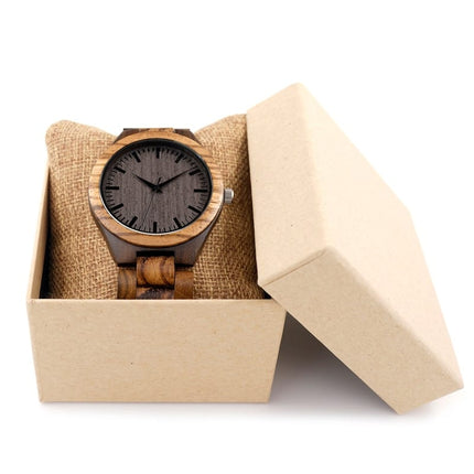 Men's Vintage Style Wooden Wristwatch - wnkrs