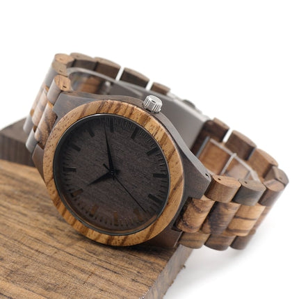 Men's Vintage Style Wooden Wristwatch - wnkrs