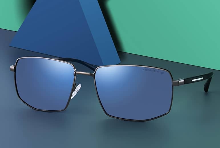 Men's Classic Rectangle Sunglasses
