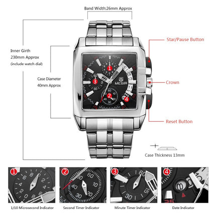 Men's Quartz Stainless Steel Watch - wnkrs