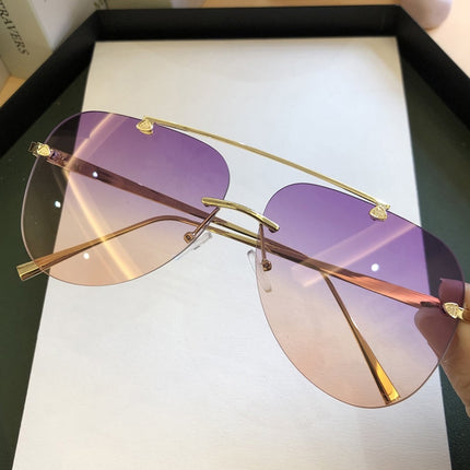 Men's Rimless Aviator Sunglasses - wnkrs