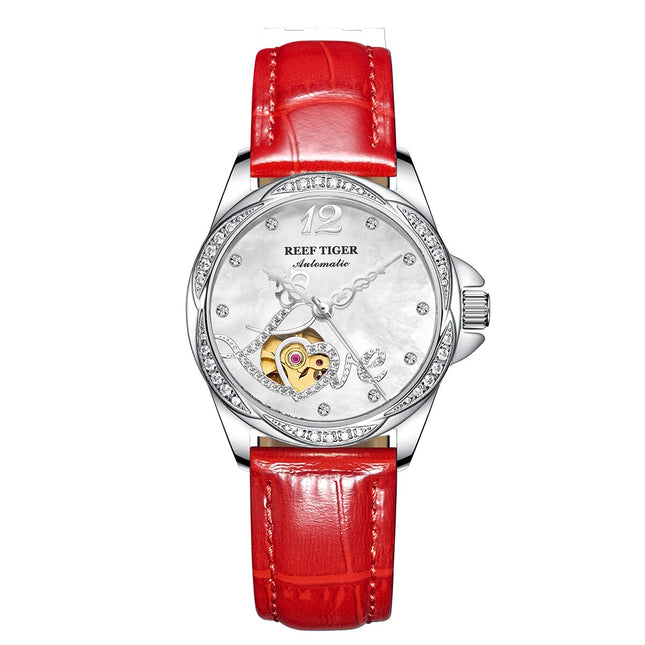 Women's Sweet Heart Waterproof Crystal Watches - wnkrs