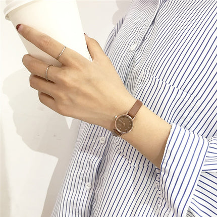 Women's Small Round Dial Watch - wnkrs