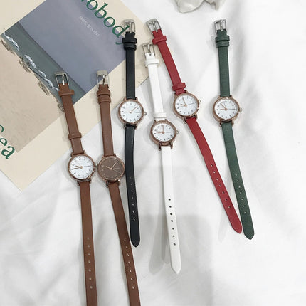 Women's Small Round Dial Watch - wnkrs