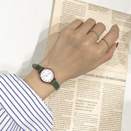 Women's Small Round Dial Watch - wnkrs