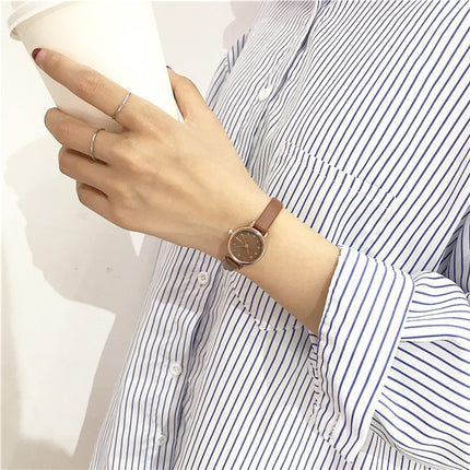 Women's Small Round Dial Watch - wnkrs