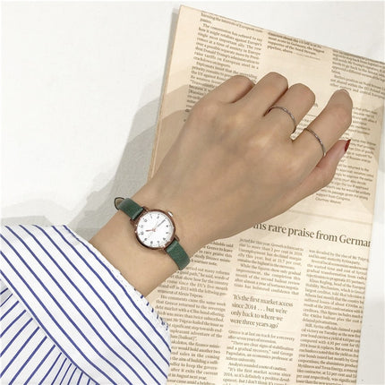 Women's Small Round Dial Watch - wnkrs