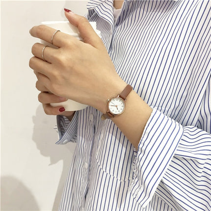 Women's Small Round Dial Watch - wnkrs