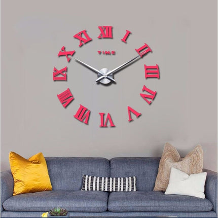 DIY Roman Numerals Wall Clock - wnkrs