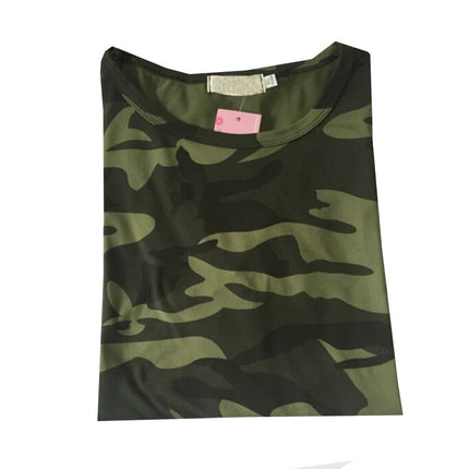Loose T-Shirts for Women with Camouflage Prints - Wnkrs