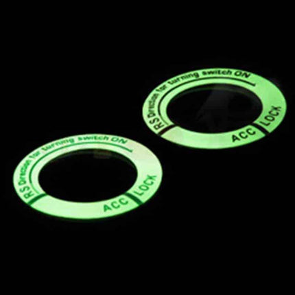 Fluorescent Ignition Key Decorative Ring - wnkrs