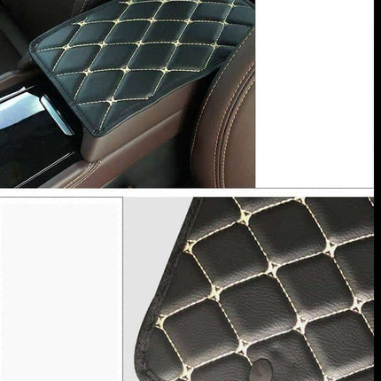 Leather Car Armrest Pad Cover - wnkrs
