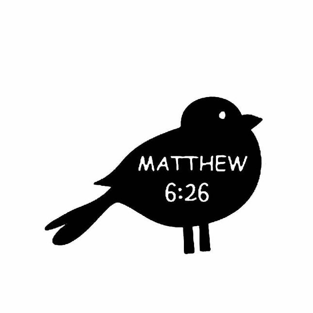 Matthew 6:26 Car Sticker - wnkrs
