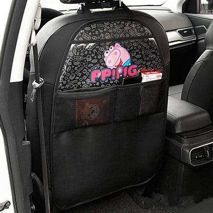 Protective Car Seat Back Cover and Organizer - wnkrs