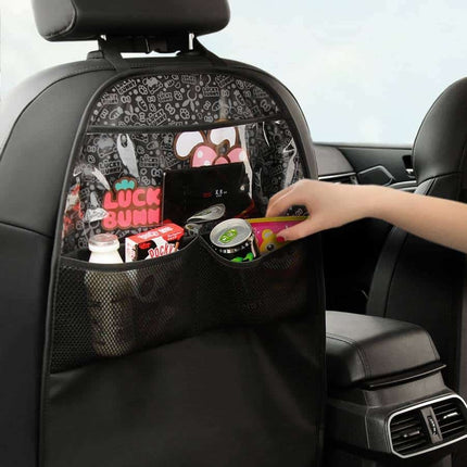Protective Car Seat Back Cover and Organizer - wnkrs