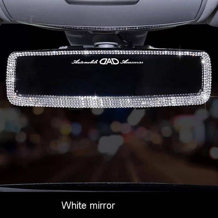 Rhinestone Car Rearview Mirror - wnkrs