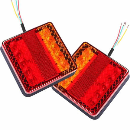 Square LED Trailer Tail Lights - wnkrs
