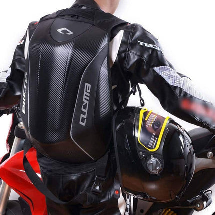 Unisex Carbon Fiber Motorcycle Backpack - wnkrs