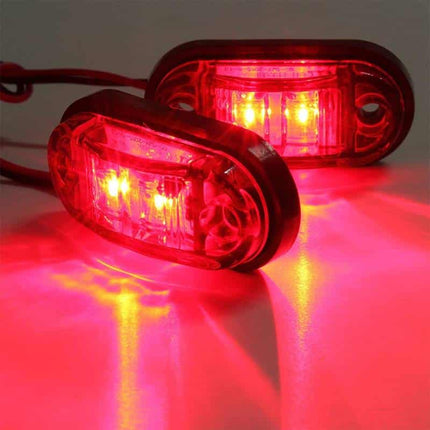 Universal Oval Trailer Side Lights Set - wnkrs
