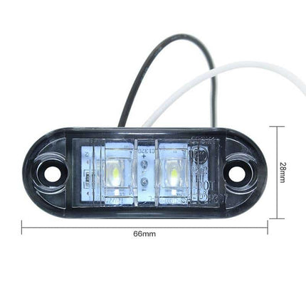 Universal Oval Trailer Side Lights Set - wnkrs