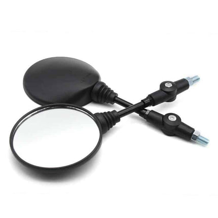 Universal Round Shape Motorcycle Side Mirrors Set - wnkrs