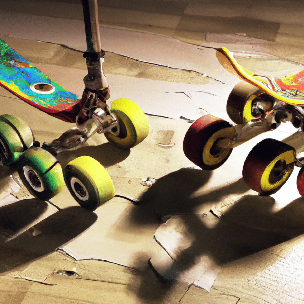 Wheels of Fun: The Joy of Roller-skates, Skateboards