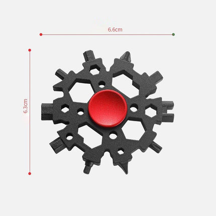 Versatile 23-in-1 Snowflake Multitool: The Ultimate Outdoor Companion - Wnkrs