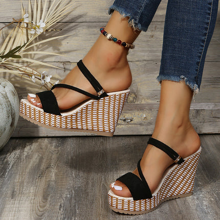 Elegant Summer Platform Wedge Sandals