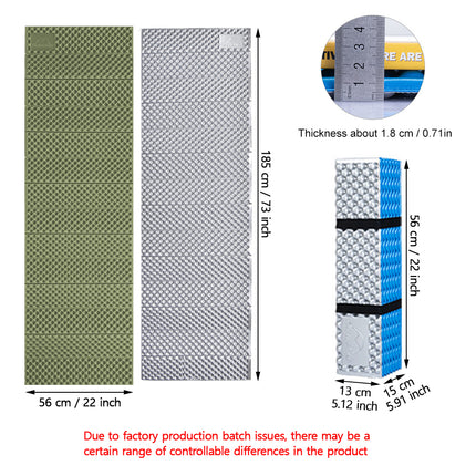 Esterilla de camping plegable ultraligera