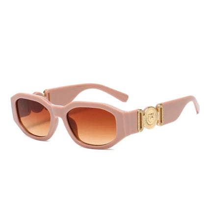 Chic Rectangle UV400 Sunglasses – Unisex Vintage-Inspired Travel Shades