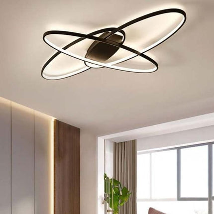 Contemporary Black & White LED Ceiling Light - Wnkrs