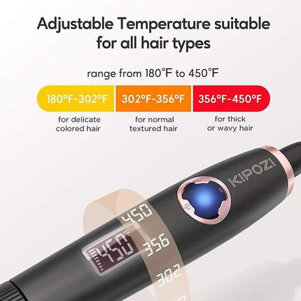 Adjustable Temperature Ceramic Hair Curler - Wnkrs