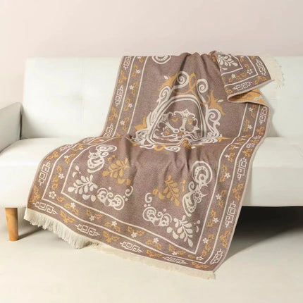 Serviette de bain Boho pour adultes - Grande serviette de bain et de plage en coton à séchage rapide et douce pour la peau