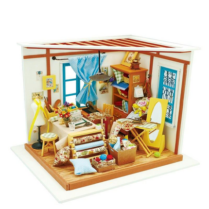 Enchanting Wooden Miniature Dollhouse Kit - Wnkrs