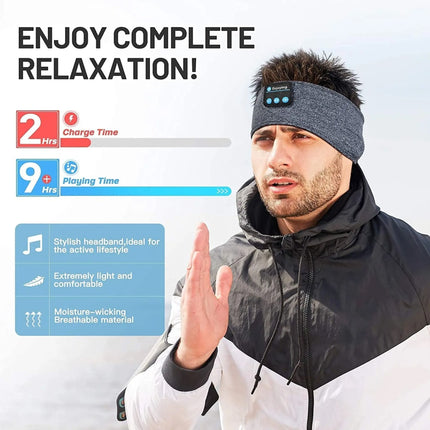 Wireless Bluetooth Sleep Headband with HD Stereo Speakers - Wnkrs