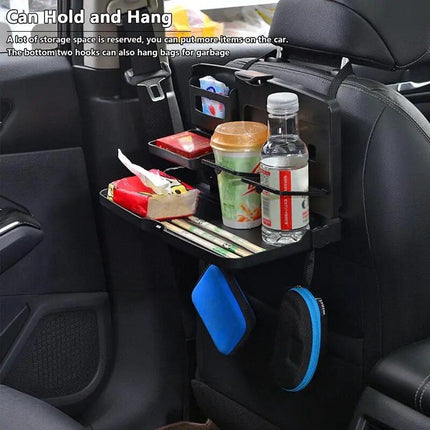 Foldable Car Back Seat Tray with Cup Holder - Wnkrs