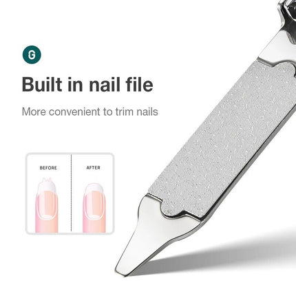 Ultra-Slim Stainless Steel Nail Clipper - Wnkrs