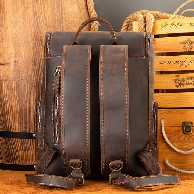 Mochila vintage para hombre, para actividades al aire libre, ocio y viajes