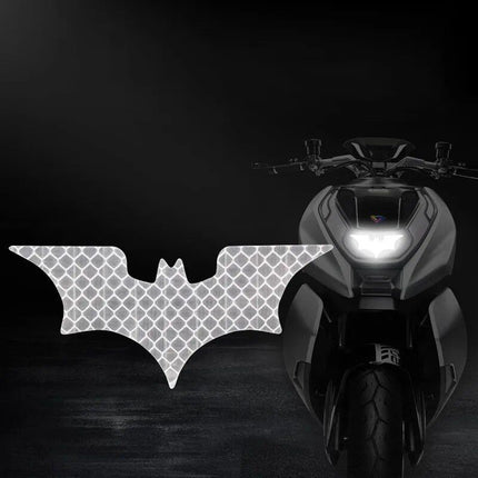 Bat Shape Reflective Safety Stickers for Vehicles & Helmets - Wnkrs