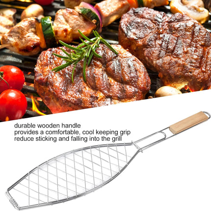 Flexible Nonstick BBQ Fish & Vegetable Grilling Basket