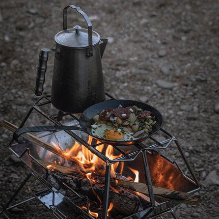 Juego de parrilla para barbacoa portátil y plegable de acero inoxidable