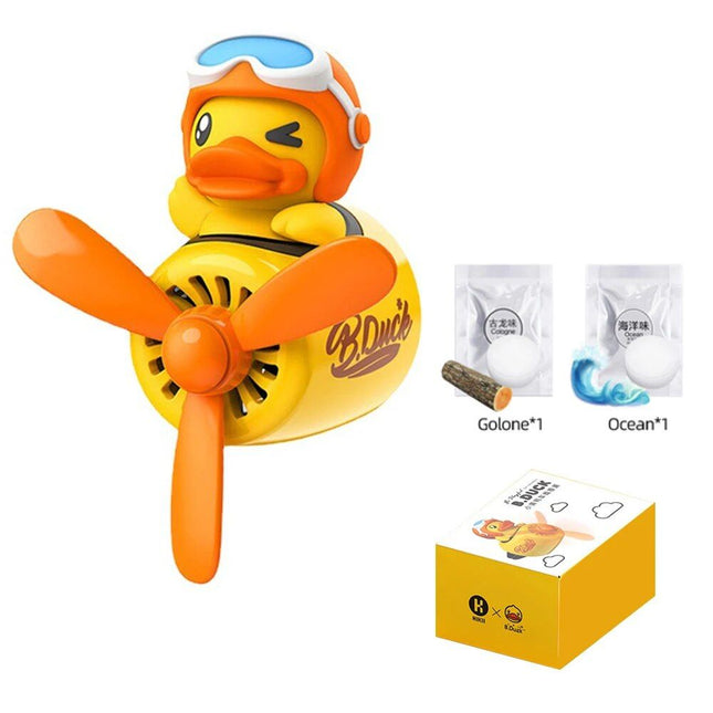 Duck Pilot Car Air Freshener with Rotating Propeller - Wnkrs