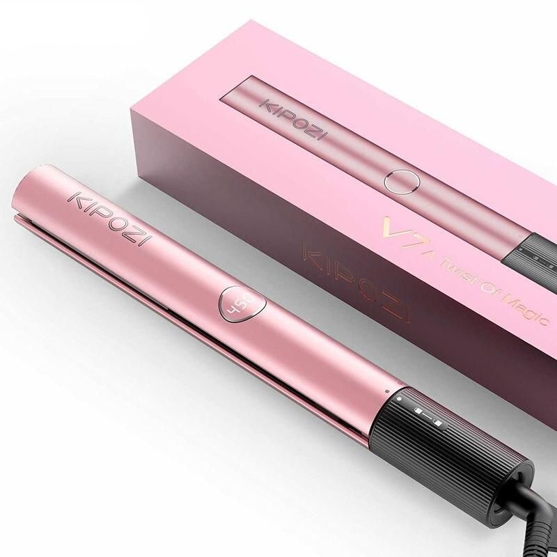 Rose Gold Luxury Hair Straightener & Curler