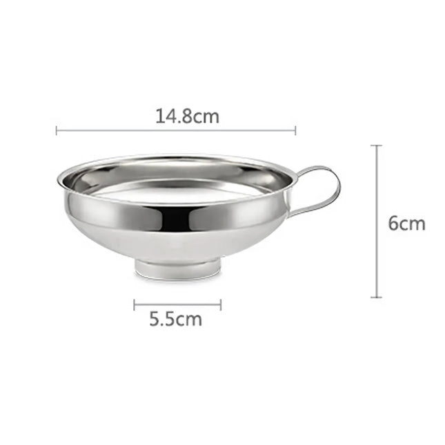 Stainless Steel Wide Mouth Funnel