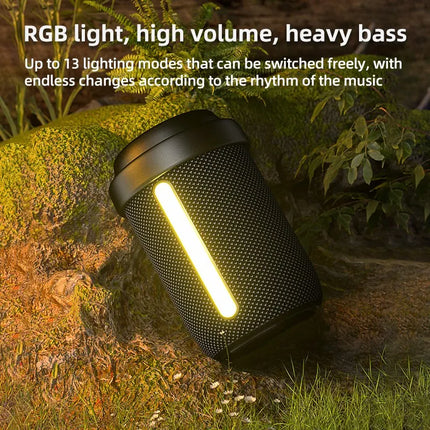 5W Mini Portable Bluetooth RGB Speaker – Waterproof, Power Bass, Outdoor Wireless Music Box