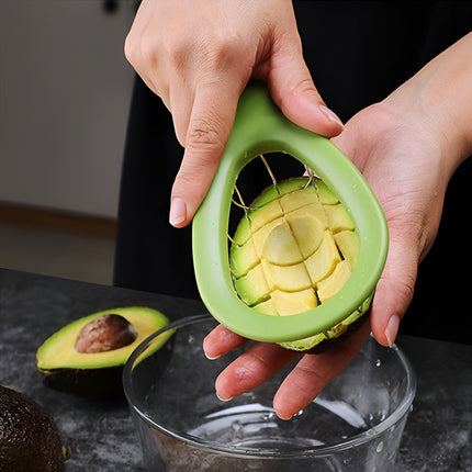 Coupe-avocat en dés et en cubes en acier inoxydable