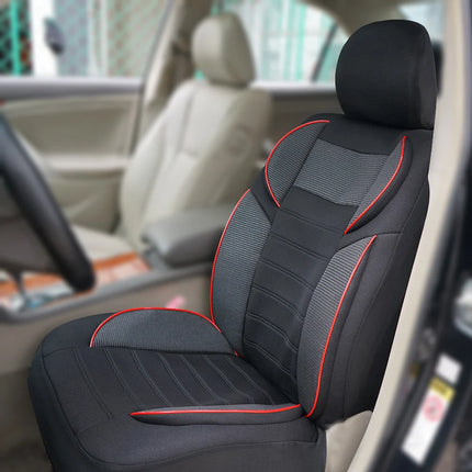 Fundas de asiento de coche de esponja universal de 4 mm con diseño 5D: se adaptan a la mayoría de los automóviles, camiones y SUV