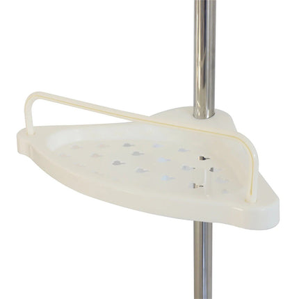 Adjustable 4-Tier Corner Shower Caddy with Rust-Proof Tension Pole - Wnkrs