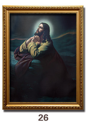 Jesus Portrait Immanuel Lord Christian Decorative Painting - Wnkrs