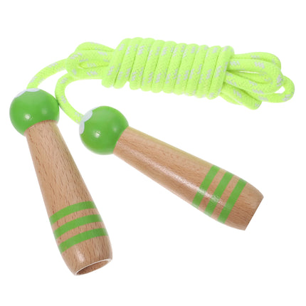 Adjustable Wooden Cartoon Skipping Rope for Kids